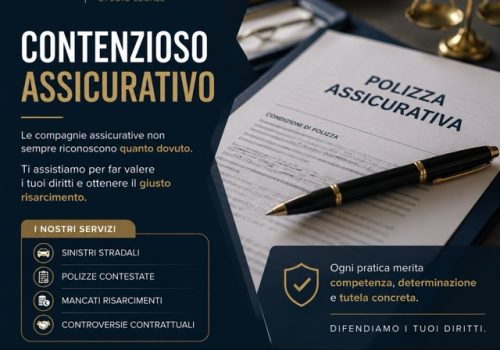 CONTENZIOSO ASSICURATIVO: QUANDO IL RISARCIMENTO NON ARRIVA, È IL MOMENTO DI AGIRE.