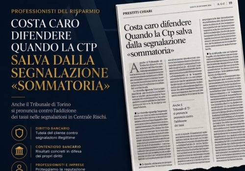 COSTA CARO DIFENDERE QUANDO LA CTP SALVA DALLA SEGNALAZIONE “SOMMATORIA”