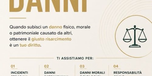 RISARCIMENTO DANNI: OTTENERE GIUSTIZIA È UN TUO DIRITTO