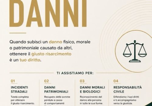 RISARCIMENTO DANNI: OTTENERE GIUSTIZIA È UN TUO DIRITTO